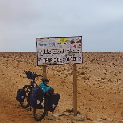 Foto von der Fahrradreise in der Westsahara