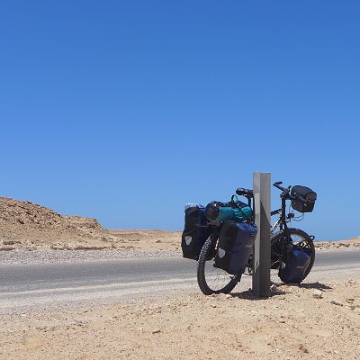 Foto der Fahrradreise durch die Sahara in Mauretanien