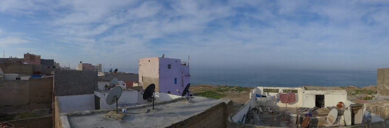 Blick von der Dachterrasse