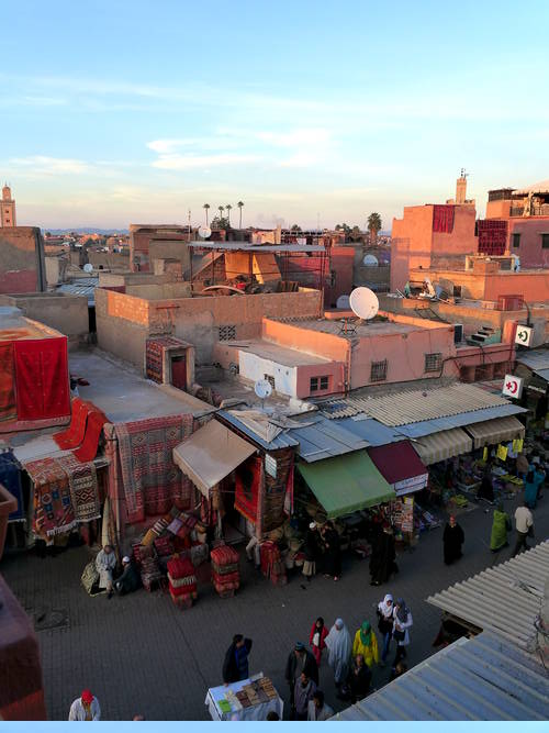 Marrakesch Dachterrassen