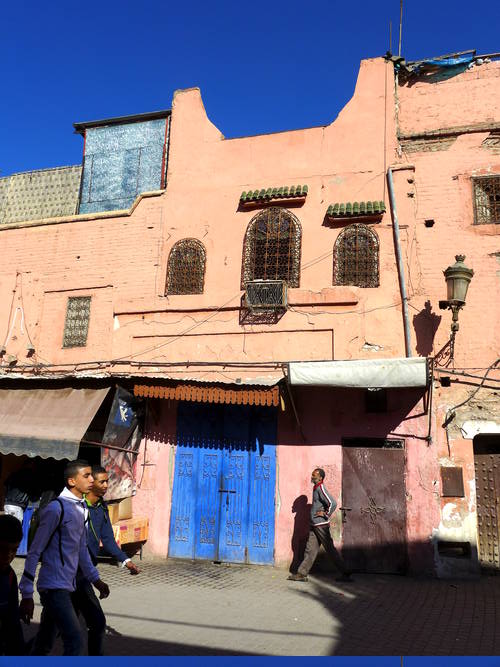 In den Straßen von Marrakesch