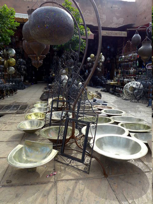 Souks von Marrakesch Handwerk