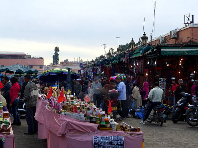 Djemaa el Fna Verkaufstände