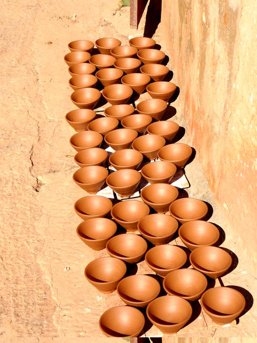 Töpferware Trocknen