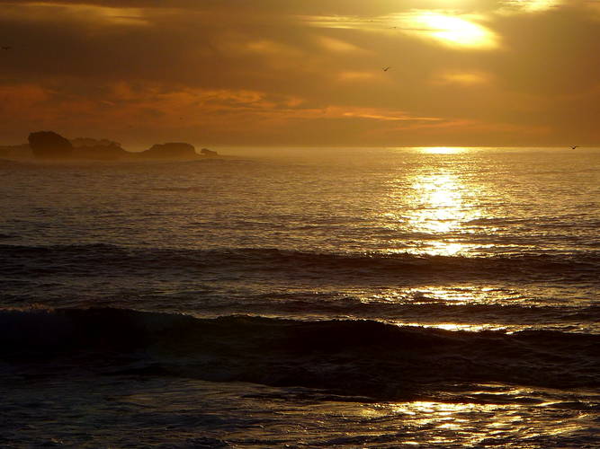 Essaouira Strand Sonnenuntergang
