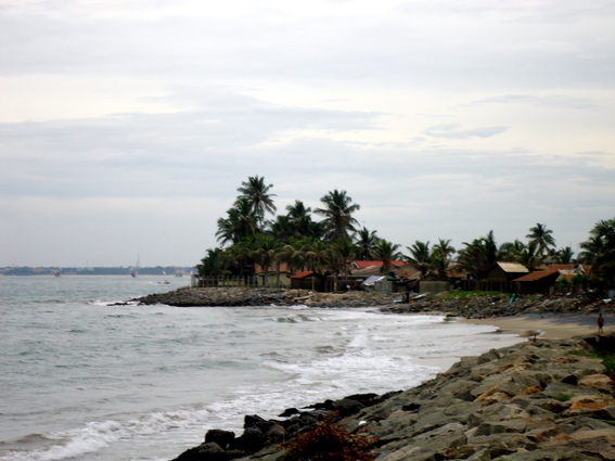 01_negombo_sri_lanka Fischerhütten am Strand