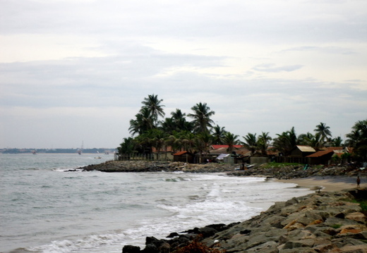 01_negombo_sri_lanka Fischerhütten am Strand