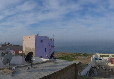 Blick von der Dachterrasse