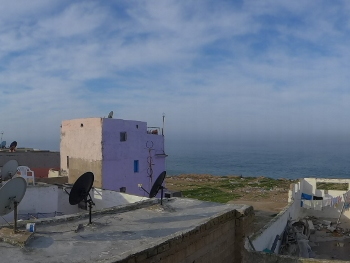 Blick von der Dachterrasse