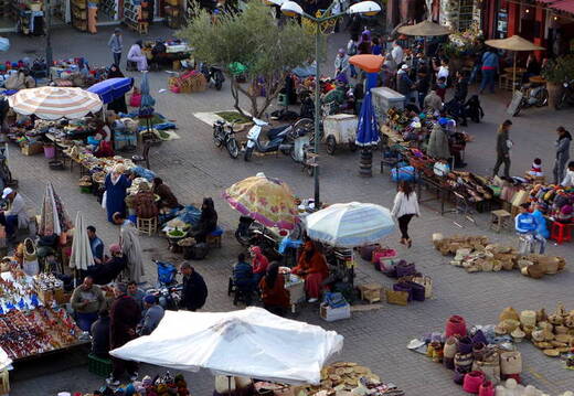 Marrakesch Marktplatz