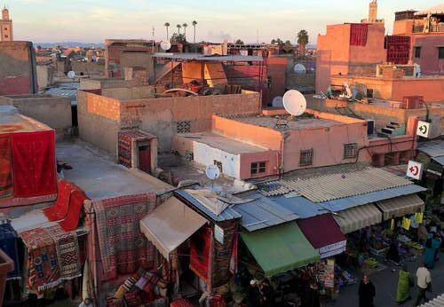 Marrakesch Dachterrassen