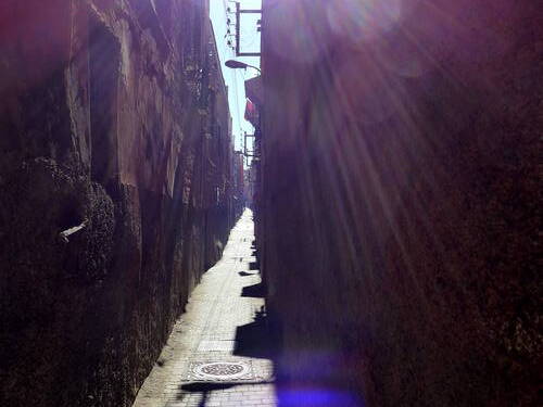 Marrakesch Medina am Mittag