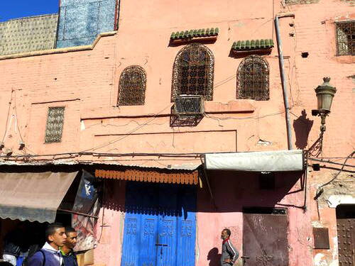 In den Straßen von Marrakesch