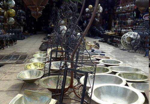 Souks von Marrakesch Handwerk