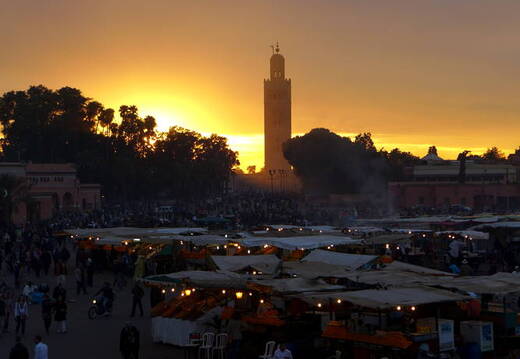 Marrakesch Djemaa el Fna am Abend