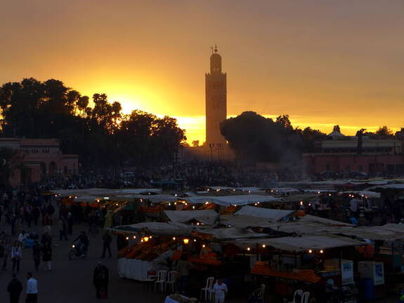 Marrakesch Djemaa el Fna am Abend