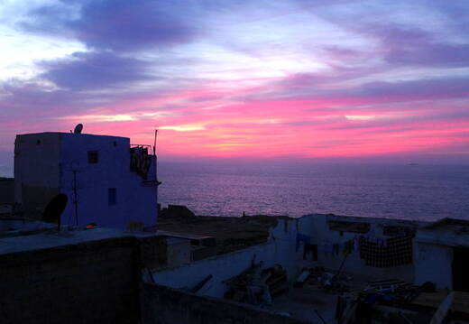 Sonnenuntergang an der Küste