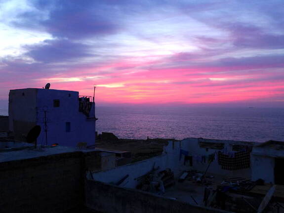 Sonnenuntergang an der Küste