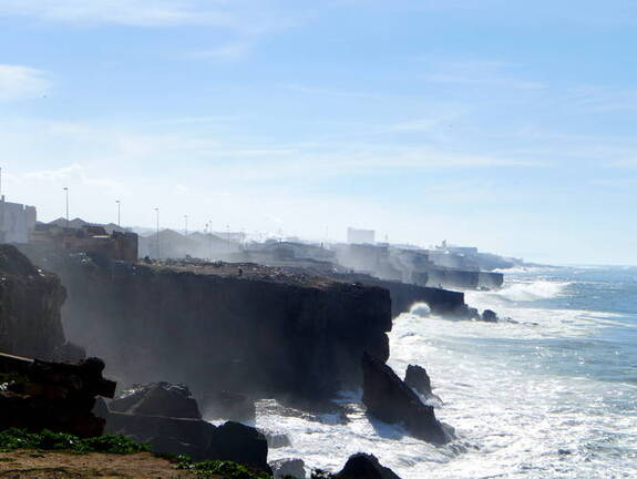 Steilküste Brandung Safi