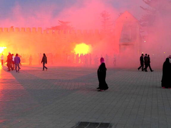 Essaouira Fußballfans