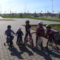 Kinder beim Radsport