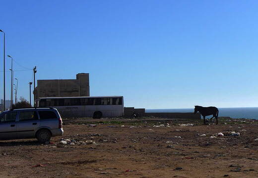 Safi, Parkplatz an der Corniche