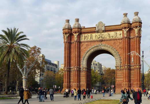 barcelona arc de triomf