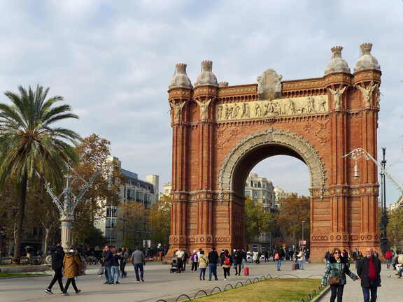 barcelona arc de triomf