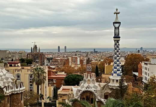 barcelona blick auf stadt