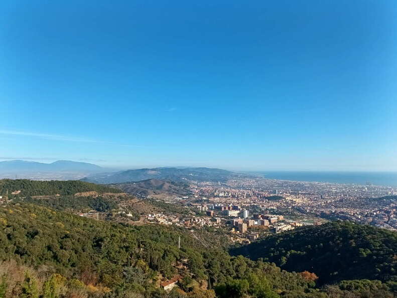 barcelona blick auf stadt