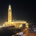 casablanca hassan2 moschee abend