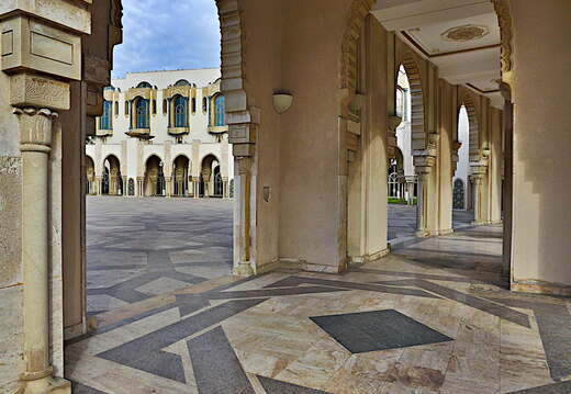 Casablanca Moschee Vorhof