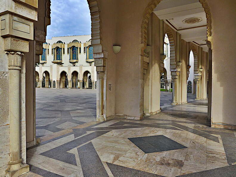 Casablanca Moschee Vorhof