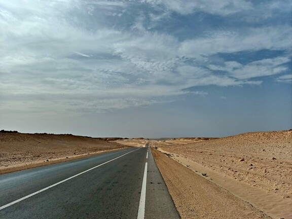 dakhla ankunft auf halbinsel