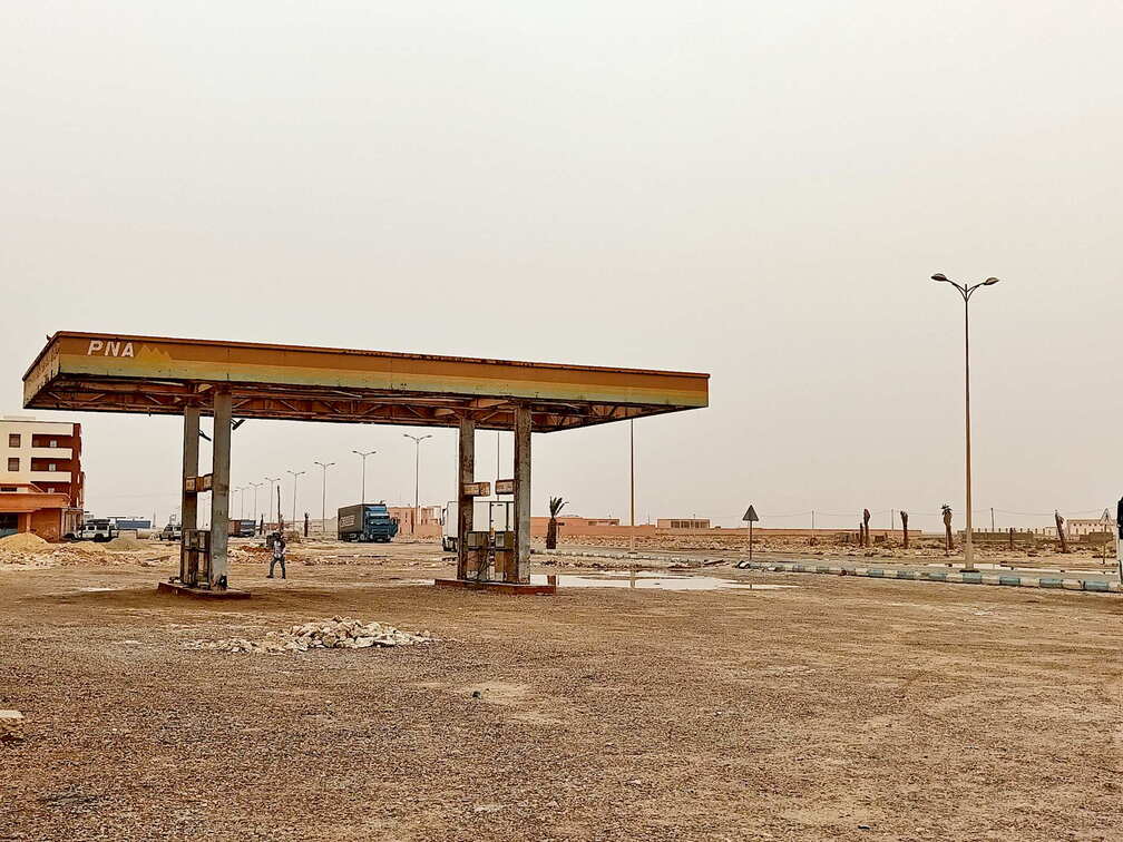 westsahara bir gandouz tankstelle