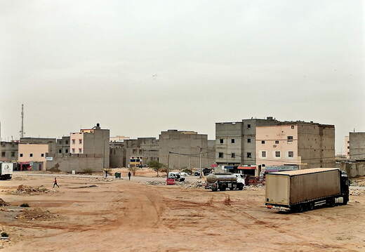 westsahara bir gandouz dorfplatz