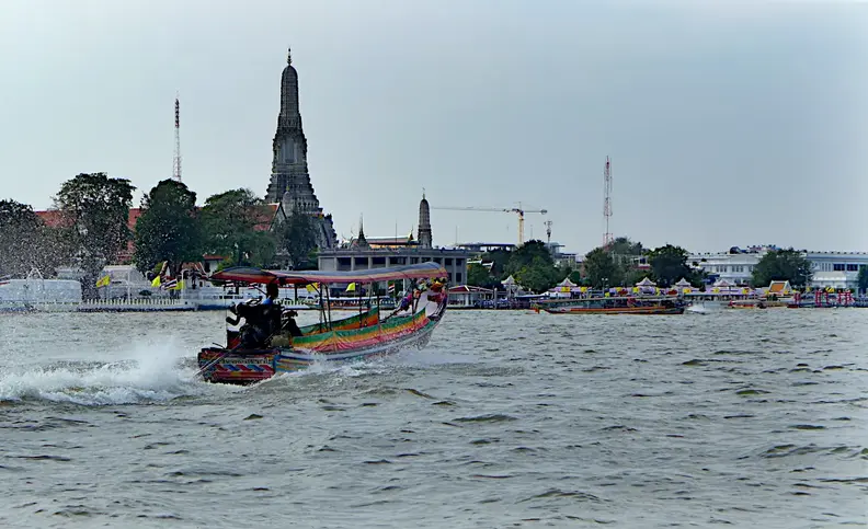 Thailand Bangkok Fluss Boot
      