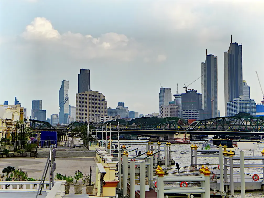 Thailand Bangkok Skyline Fluss