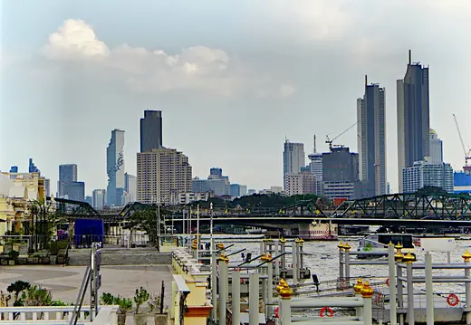 Thailand Bangkok Skyline Fluss