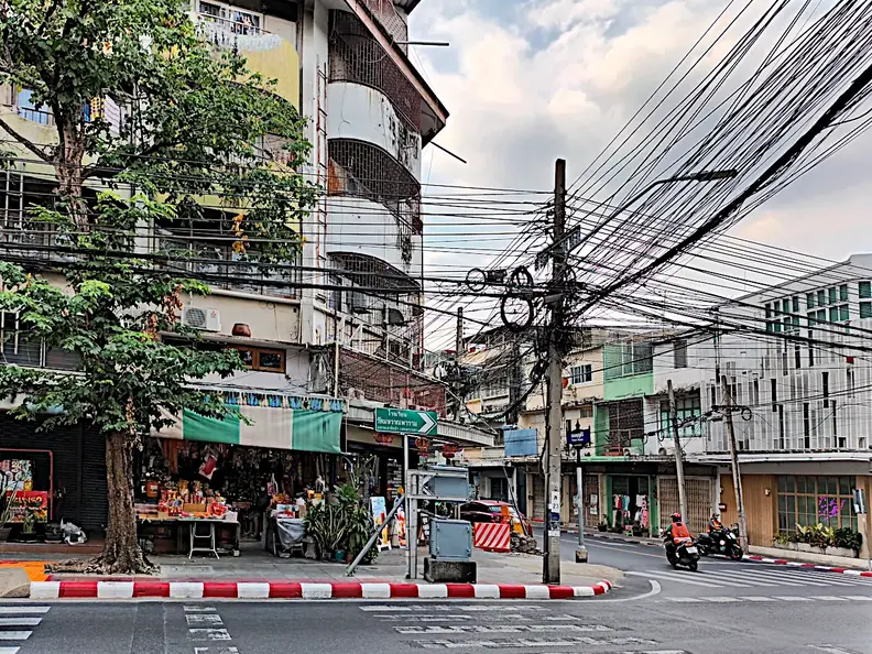 Thailand Bangkok Strasse Elektrik