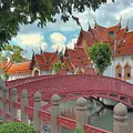 Thailand Bangkok Tempel Bruecke
