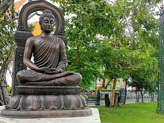 Thailand Bangkok Tempel Buddha Ruhend