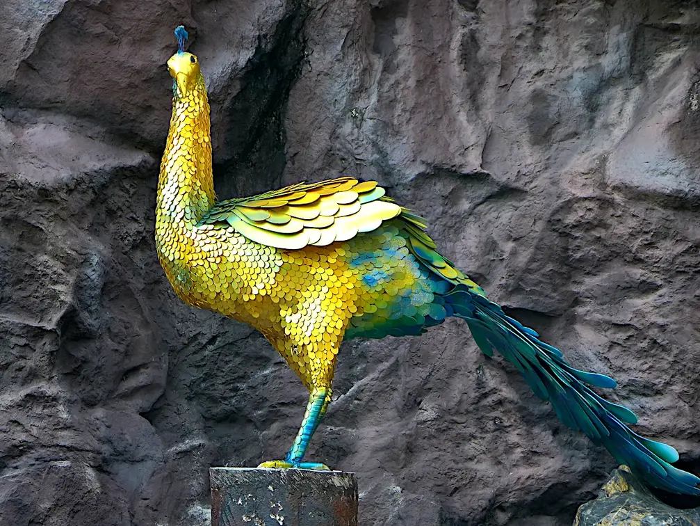 Thailand Bangkok Tempel Vogel