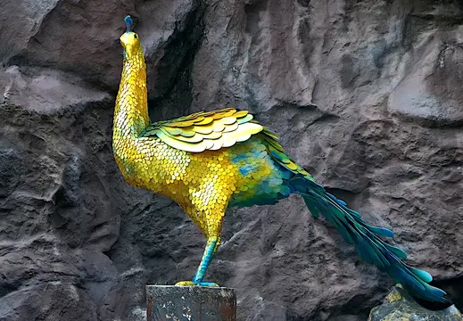 Thailand Bangkok Tempel Vogel