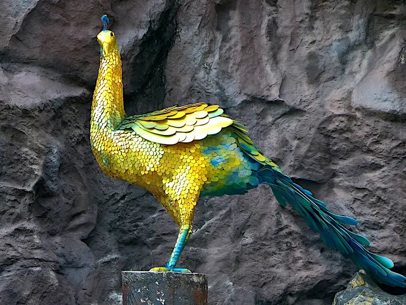 Thailand Bangkok Tempel Vogel