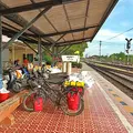 Thailand Ayutthaya Bahnhof