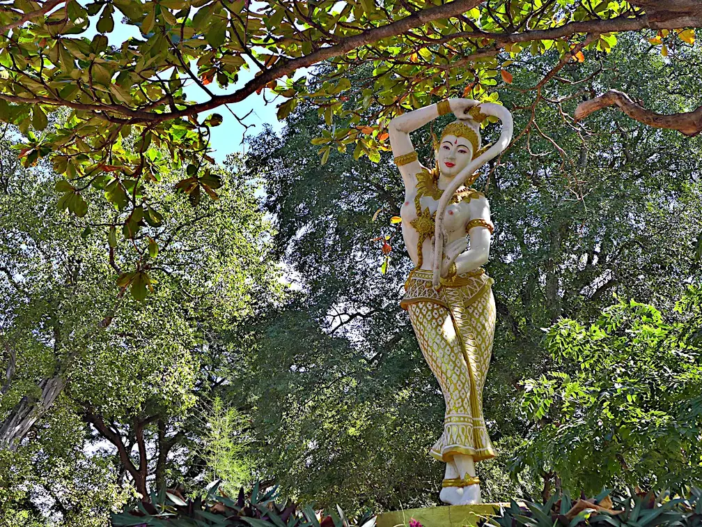 Thailand Ayutthaya Geschichtspark Goettin Hindu