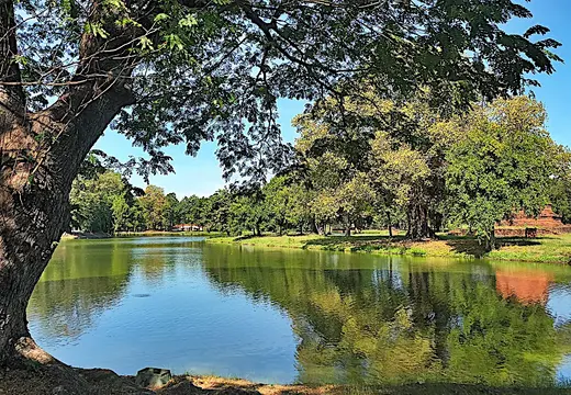 Thailand Ayutthaya Geschichtspark See