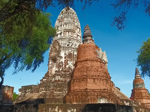 Thailand Ayutthaya Geschichtspark Wat Ratchaburana