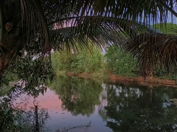 Thailand Isaan Abend Kanal